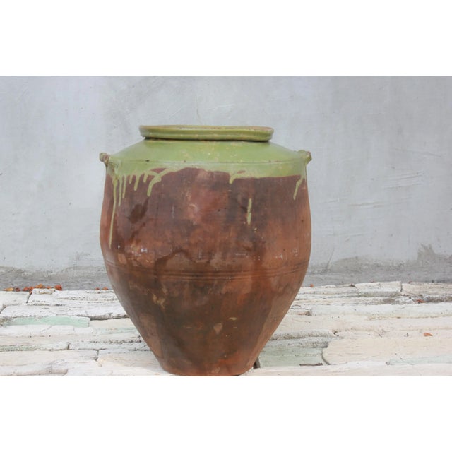 Large Antique Clay Pottery with Handles For Sale - Image 11 of 11
