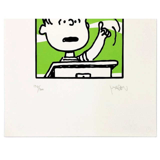 Screen print in colors on 300gsm paper. Hand signed lower right by Mark Drew. Hand numbered 134/200 lower left. Sheet size...