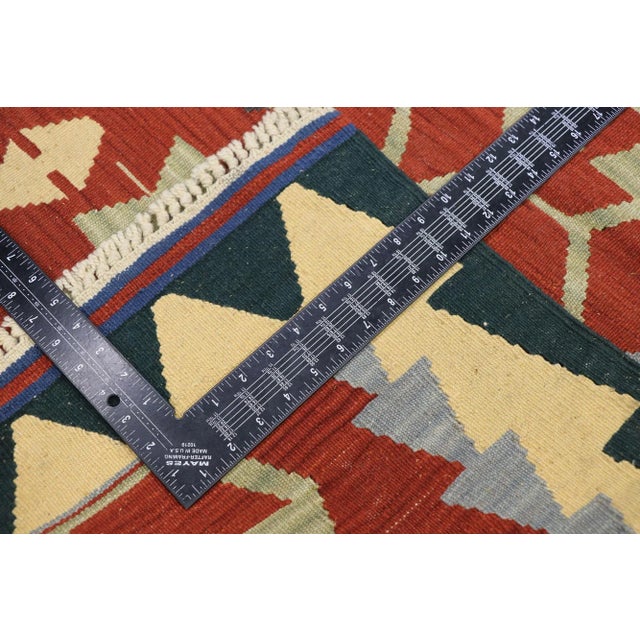 Late 20th Century Vintage Persian Shiraz Kilim Rug - 02'11 X 03'11 For Sale - Image 5 of 9