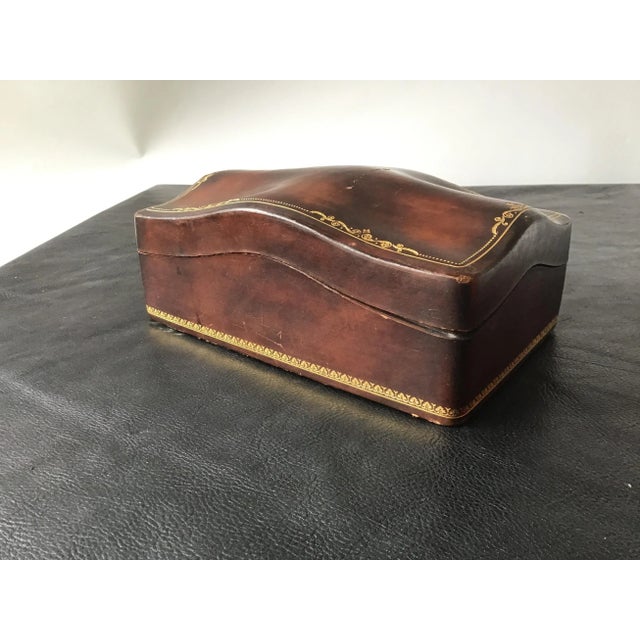 1960s Italian Leather Box For Sale - Image 4 of 12