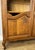 Wood Vintage French Louis XIV Style Display Cabinet in Oak For Sale - Image 7 of 11