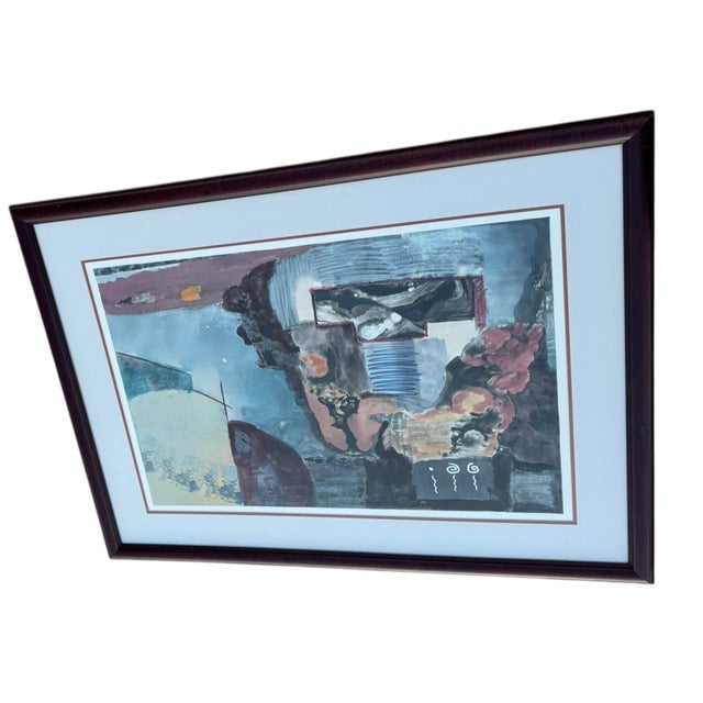 Late 20th Century Argus Framed & Signed Monoprint by Artist Timothy Chapman For Sale In Phoenix - Image 6 of 13
