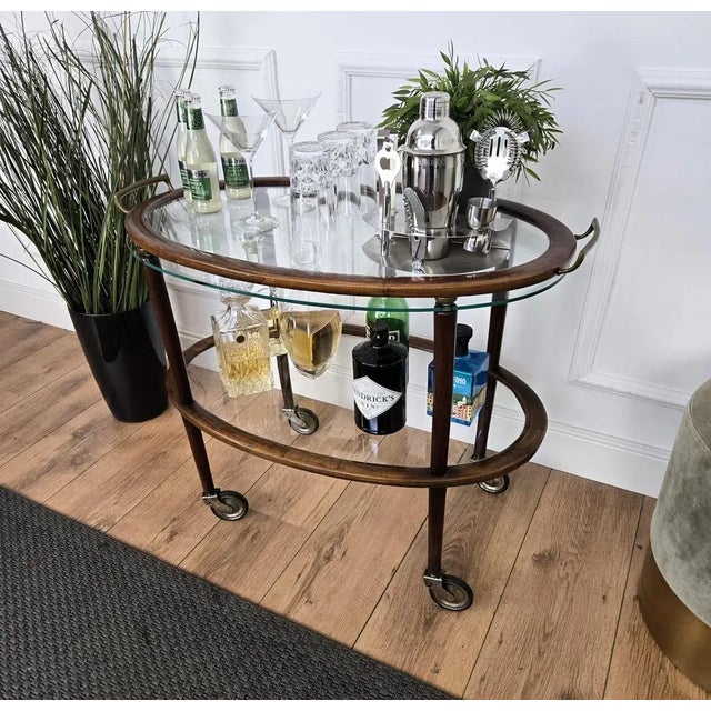 Vintage Art Deco Italian Dry Bar Cabinet by Paolo Buffa, 1950s For Sale - Image 3 of 11