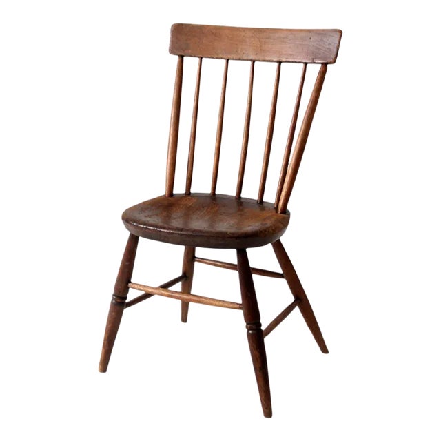 Antique Primitive Farmhouse Chair For Sale