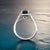 Metal Natural Sapphire Diamond Ring 14k White Gold 2.43 TCW Certified, Size 6.5 For Sale - Image 7 of 11