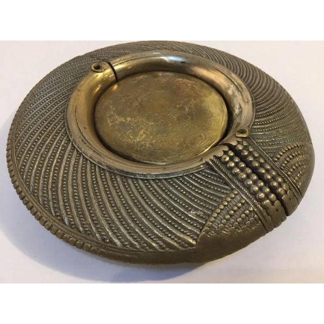 Antique Ethnic Brass Traditional Anklet Bracelet From India Vide Poche For Sale - Image 17 of 17