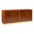 John Widdicomb Mid Century Burlwood and Brass Credenza For Sale