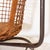 Wood Hanging Armchair in Woven Wicker on a Steel Frame, 1970s For Sale - Image 7 of 12