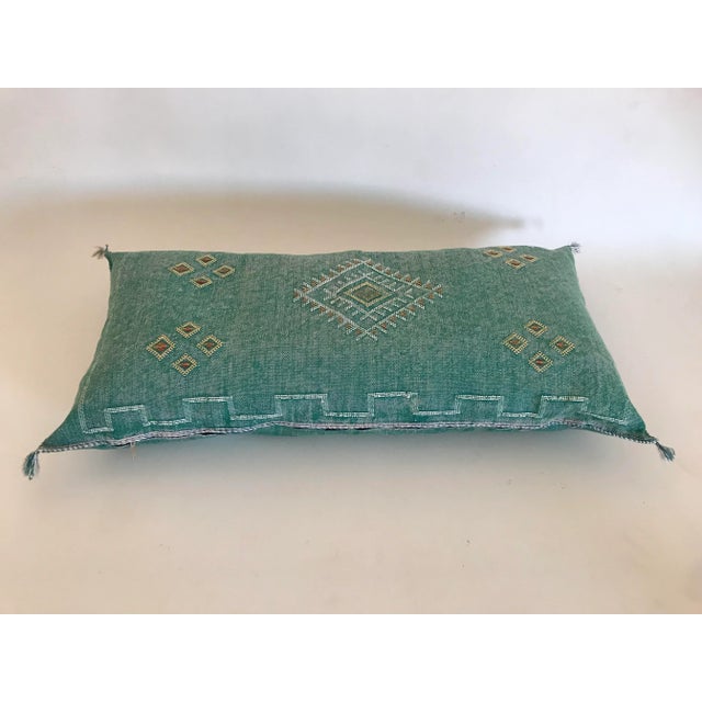 our Handwoven cactus silk pillow cover aka moroccan sabra pillows are refashioned from a cactus silk rug , the cactus silk...