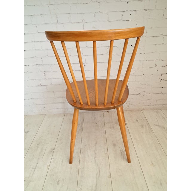 Brown Mid-Century Modern Dining Chairs in Beech and Elm by Lucian Ercolani for Ercol, 1960s, Set of 4 For Sale - Image 8 of 16