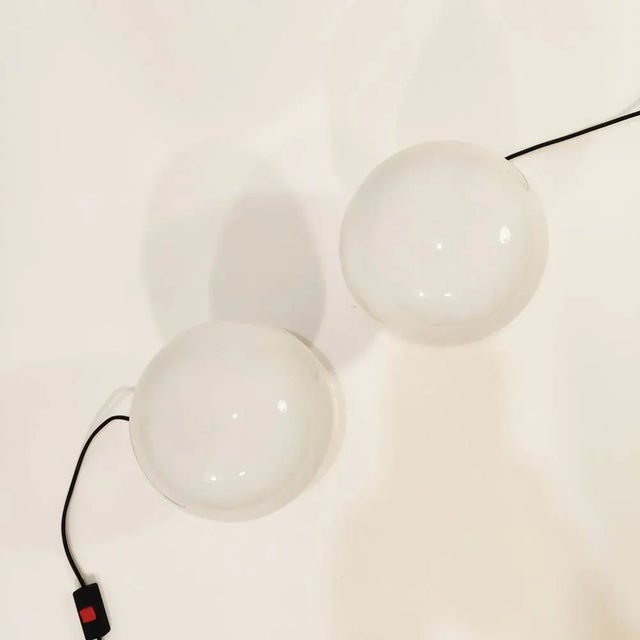 Mid-Century Modern Italian Desktop Lamps in style of F. Fabbian, 1970s, Set of 2 For Sale - Image 3 of 9