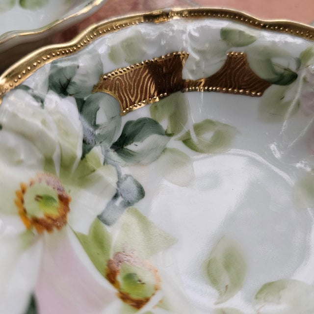 Antique Hand Painted Nippon Japan Porcelain Bowls For Sale - Image 12 of 12