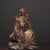 Chinese Vintage Chinese Gilt‑Patina Bronze Zhenwu Emperor Seated Deity Statue, Taoist Sculpture For Sale - Image 3 of 9