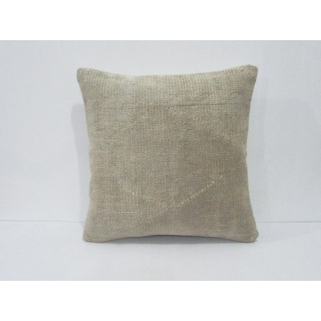 Ivory Decorative Pillow Cover For Sale - Image 4 of 4