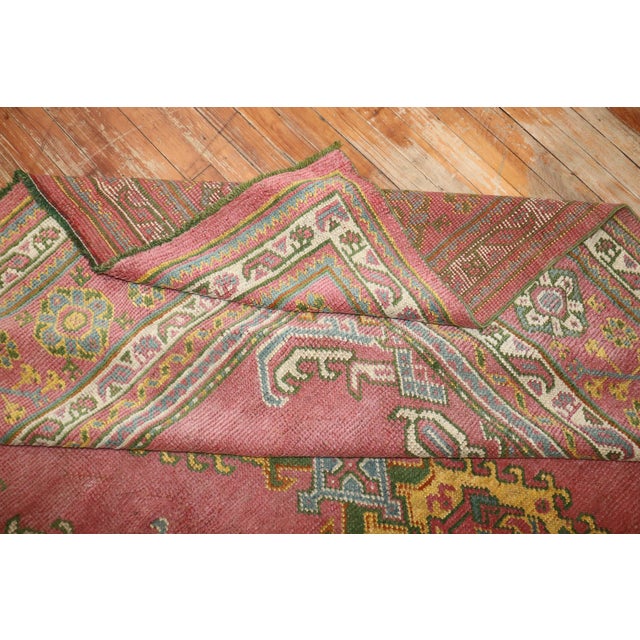 Early 20th Century Antique Zabihi Collection Turkish Oushak Rug - 11'7" x 15' For Sale - Image 5 of 12