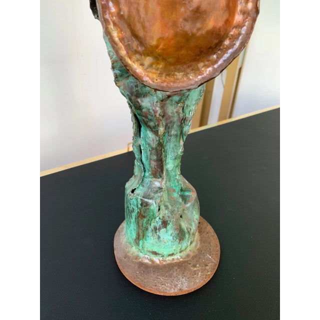 Plant Lamp Lacquered Metal Brass, France, 1970s For Sale - Image 6 of 12