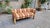 Two-Seater Sofa with Floral Fabric with Decorative Brass Edges, 1980s For Sale - Image 17 of 17