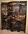 Chinese Mid 20th Century Chinese Black Lacquer Coromandel Folding Screen in Four Sections For Sale - Image 3 of 4