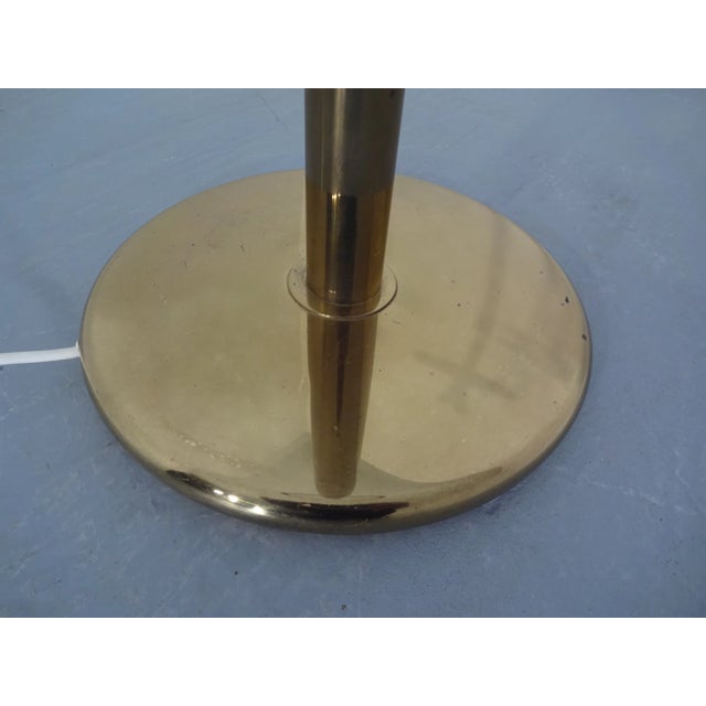 Brass & Glass Floor Lamp, 1970s For Sale - Image 3 of 18