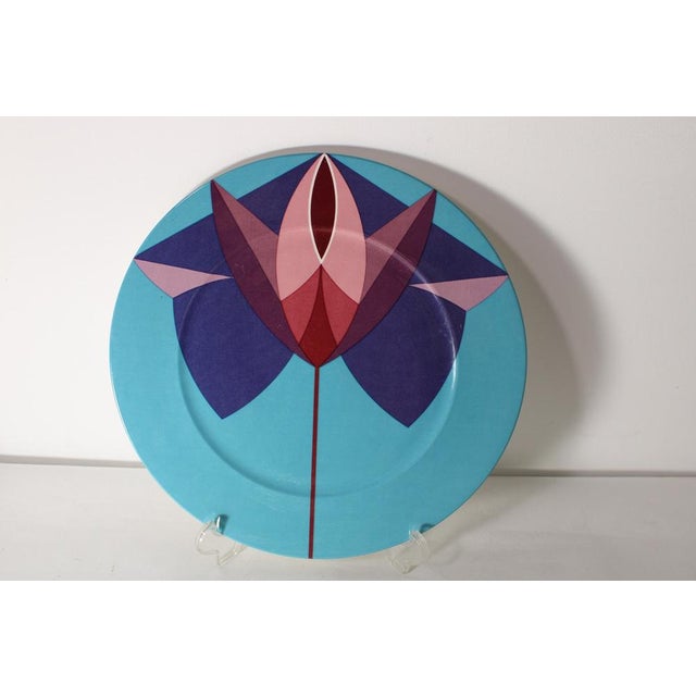 kalieidoscope Villeroy Boch vintage plates 1980 x6 Service created by Villeroy and Boch between 1986 and 1989 this service...