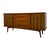 1970s Vintage Mid Century Modern Solid Walnut 9- Drawer Dresser’ With Bent Wood Handles & Brutalist Accents. For Sale - Image 5 of 8