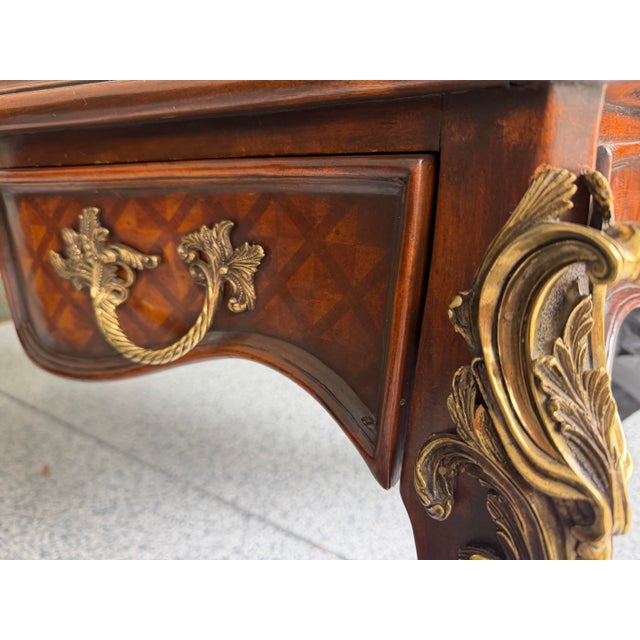Wood Bureau Plat Writing Desk For Sale - Image 7 of 8