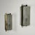 Large Brass and Pressed Glass Sconces by Jacques Adnet, France, 1960s, Set of 2 For Sale - Image 9 of 18