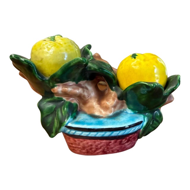 1950's Ceramic Lemon Salt & Pepper Shakers For Sale