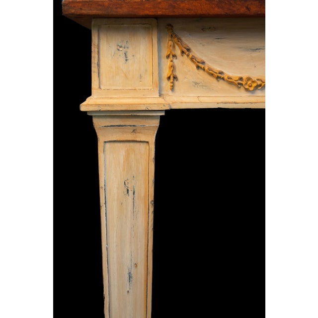 Continental Style Center Table with Drawer For Sale - Image 4 of 6