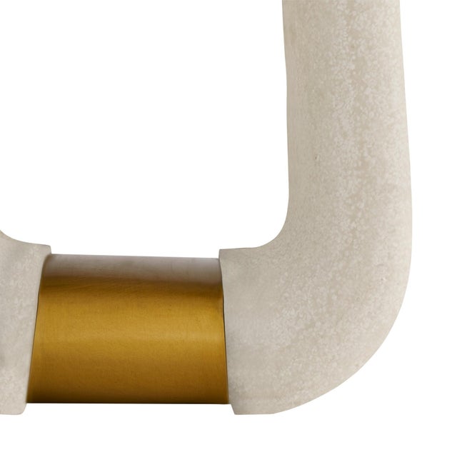 Ivory Arteriors Home Gianni Ivory Ricestone Lamp For Sale - Image 8 of 10