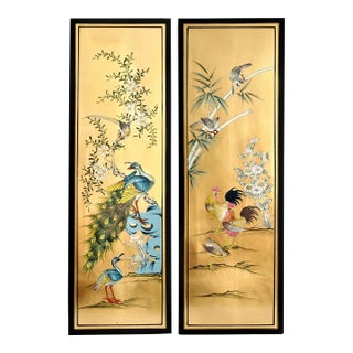 Chinese Painting Wall Plaque Panels For Sale