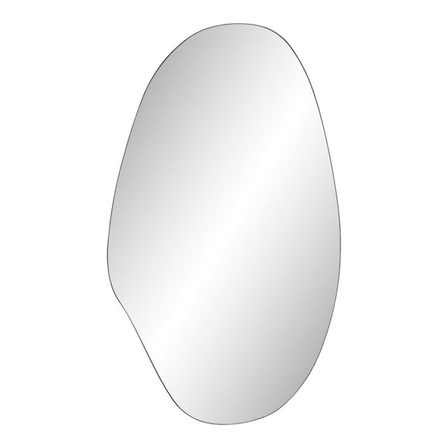 Galey Alix x LIVABLISS Louie Accent Mirror Gold 36x21 For Sale