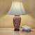 Vintage Chinoiserie Style Porcelain Table Lamp With Hand-Painted Floral Motif For Sale - Image 15 of 18