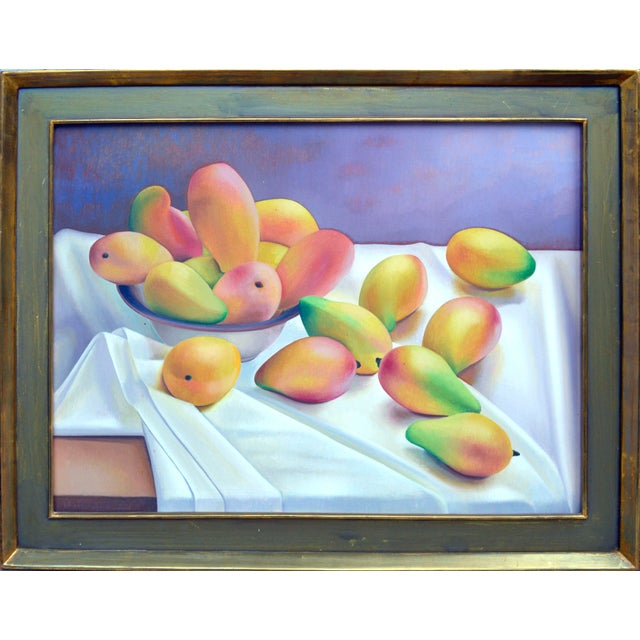 Mid Century Naturaleza Muerta Con Mangoes (Still Life w. Mangoes) by Francisco Dosamantes Substantial and brilliant...
