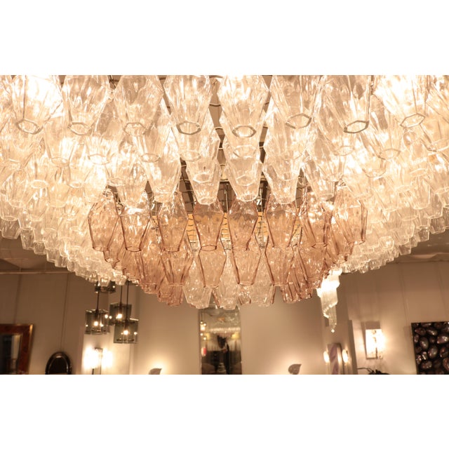 Wood 1930s Large Venini Glass Light Installation For Sale - Image 7 of 7