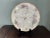 Antique Haviland Limoges porcelain oyster plate with painted floral and ribbon design