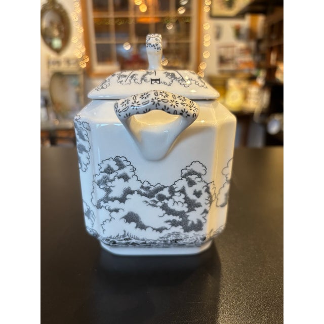 Ceramic 1930s Mason’s the Cutty Sark Lidded Canister For Sale - Image 7 of 10