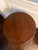 Vintage Regency Style Mahogany Pedestal Drum Side Table With Brass Claw Feet For Sale - Image 12 of 12