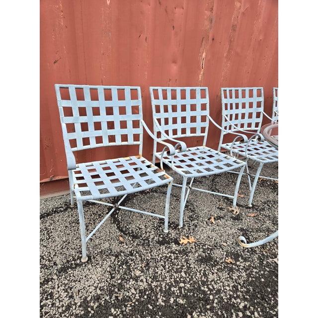 Vintage Brown Jordan Outdoor Dining Table & 4 Chairs Chairish