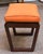 Mid 20th Century Mid Century Modern Walnut Frame Vanity Seat c.1960 For Sale - Image 5 of 5