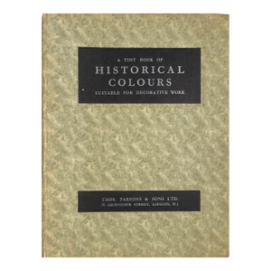 "A Tint Book of Historical Colours Suitable for Decorative Work" 1950