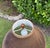 Vintage Maitland-Smith Faux Marble and Gilt Rope Motif Table Lamp With Pleated Shade For Sale In Naples, FL - Image 6 of 12