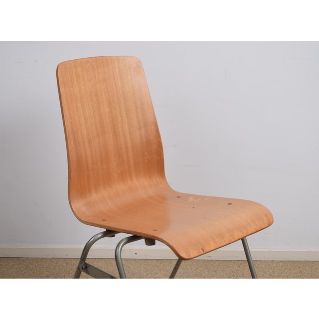 1960s Mid-Century Industrial Dining Chair For Sale - Image 5 of 10