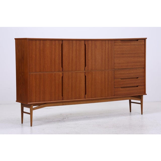 Vintage Danish Highboard in Teak by Børge Mogensen, 1960s For Sale - Image 5 of 18