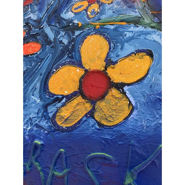 Early 21st Century Taraski, Flowers N.48, Acrylic on Canvas, 2001 For Sale - Image 5 of 12