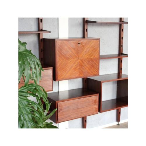 Rosetta 3-Module Bookcase, Italy, 1950s-1960s For Sale - Image 13 of 15