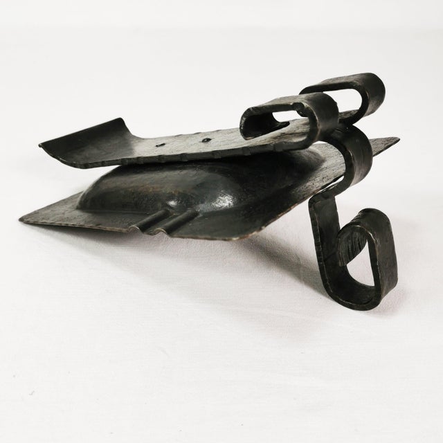 Black Brutalist Study Ashtray, Belgium, 1960s For Sale - Image 8 of 11