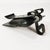 Black Brutalist Study Ashtray, Belgium, 1960s For Sale - Image 8 of 11