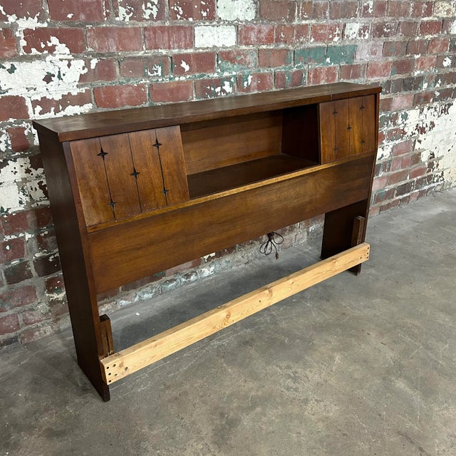 Broyhill Saga Full Size Headboard With Storage. For Sale - Image 12 of 12