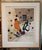 Signed by 'Peters' Large Mid-Century Style Modern Abstract Fish Mixed Media Collage - Framed For Sale - Image 10 of 18